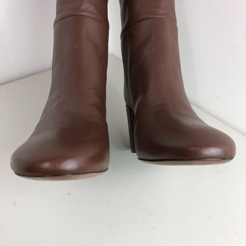 Tory Burch Made in Brazil Cognac Boots Size 9.5 - Picture 7 of 8